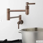 Signature Hardware 917487 Double Handle Pot Filler Oil Rubbed Bronze GC3. Fixed Price $208.79.