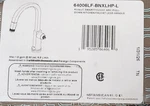 Brizo 64006LF-BNXLHP-L Pull Down Kitchen Faucet, Lumicoat Black Onyx. Fixed Price $680.00.