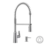 Moen Edwyn One-handle Pre-rinse Spring Pulldown Kitchen Faucet 87807. Fixed Price $238.99.
