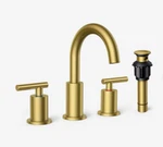 Forious 2 Handle Brushed Gold LL0300G. Fixed Price $75.00.