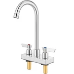 Gbbne Bar Sink Faucet 4 Inch Center Deck MOUNT,2 Hole Prep Dual H.... Fixed Price $78.61.