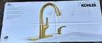 Kohler Avi Compact Kitchen Faucet Vibrant Brushed Moderne Brass K-R27141-SD-2MB. Fixed Price $155.00.