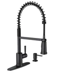 Moen 87194BL Indi Single-handle Pulldown Sprayer Kitchen Faucet Matte Black. Fixed Price $164.99.