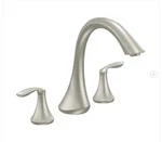 Moen T943BN Eva Two-handle Roman Tub Faucet Brushed Nickel. Fixed Price $200.00.