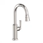 Newport Brass 3160-5103/15 Zemora Pull-down Kitchen Faucet Polished Nickel. Fixed Price $1416.80.
