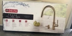 New! Delta Trask 19933-CZSD-DST Pull-down Kitchen Faucet Champagne Bronze Finish. Fixed Price $249.00.
