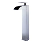 Alfi Brand AB1597-PC Polished Chrome Single Hole Tall Waterfall Bathroom Faucet. Fixed Price $440.00.