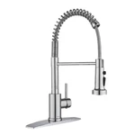 Forious Single Spring Handle Kitchen Faucet Pull Down Sprayer. Fixed Price $55.99.
