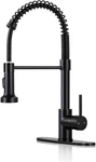 Kitchen Faucets With Pull Down Sprayer Matte Black - Dual Mode Setting Single Ha. Fixed Price $50.94.