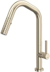 Rohl Tenerife Pull Down Kitchen Faucet - Satin Nickel, 1.75 Gpm, Single Hole. Fixed Price $1119.94.