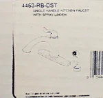 Delta 4453-RB-DST Linden Single-handle Standard Kitchen Faucet Venetian Bronze. Fixed Price $154.99.