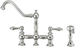 Whitehaus WHKBTLV3-9201-NT Chrome Vintage Iii Plus 1.5 Gpm Widespread Faucet. Fixed Price $686.00.
