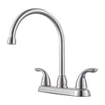 Pfister G136-200S Pfirst Series Two Handle Kitchen Faucet Stainless Steel. Fixed Price $175.16.