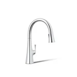 Kohler 22068-WB-CP Touchless Smart Voice Control Kitchen Faucet Polished Chrome. Fixed Price $456.31.