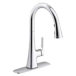 Kohler Guild R33912-SP Pull-down Kitchen Sink Faucet 3-FUNCTION Polished Chrome. Fixed Price $108.90.
