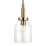 Kichler Madden 1 Light Mini Pendant, Champagne Bronze/clear - 52725CPZ. Fixed Price $90.24.