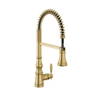 Moen Weymouth Single-handle Pulldown Sprayer Kitchen Faucet Brushed Gold. Fixed Price $394.99.