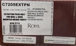 Rohl C7205EXTPN Extenstion Piece Only For Wall & Deck Mounted Bridge Faucet Read. Fixed Price $40.49.