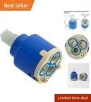35MM Ceramic Faucet Cartridge, N35DW Set Of 5, Replacement For Single Handle .... Fixed Price $71.99.