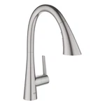 Grohe 32298DC3 Zedra Pull Kitchen Faucet Triple Spray 1.75 Gpm - Supersteel. Fixed Price $638.45.