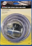 Danco Chrome Kitchen Sink Spray Hose & Head Assembly #88814 New 1/4" Threaded. Fixed Price $8.99.