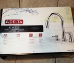 Delta Kitchen Faucet Kate Single-handle Pull-down Sprayer Soap Dispenser Chrome. Fixed Price $149.97.
