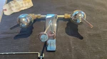 Vintage Nos 1960S Crane Wide-spread Bathroom Sink Faucet. Fixed Price $800.00.