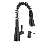Moen Springvale Matte Black One-handle Pulldown Kitchen Faucet. Fixed Price $137.95.