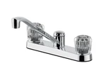 Seasons - Double Handle Standard Kitchen Faucet In Chrome Part 158093. Fixed Price $19.85.