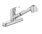 Project Source Chrome Single Handle Pull-out Kitchen Faucet W/sprayer. Fixed Price $47.99.