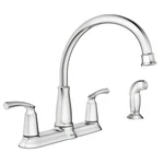 Moen Bexley 87403 High Arc Kitchen Faucet With Side Sprayer In Chrome. Fixed Price $82.99.