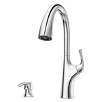 Pfister Ladera Single-handle Pull Down Sprayer Kitchen Faucet Stainless Steel. Fixed Price $149.99.