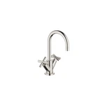 Dornbracht 22512892-080010 Tara Single-hole Basin Mixer W/ Pop-up Waste Platinum. Fixed Price $895.00.