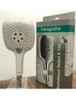Hansgrohe Raindance Select E150 3JET Hand Shower White/chrome. Fixed Price $192.42.