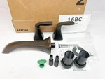 Moen T6906ORB Voss Two-handle Wall Mount Bathroom Faucet Trim Oil-rubbed Bronze. Fixed Price $299.01.
