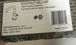Brizo 61075LF-BLLHP Odin 1.8 Gpm Single Hole Bar Faucet Less Handle Matte Black. Fixed Price $99.00.