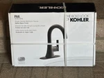 Kohler Rill Matte Black Single Hole 1-HANDLE Bathroom Faucet R27952-4D-BL. Fixed Price $97.00.