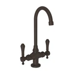 Newport Brass Double Bar Faucet With Metal Lever Handles Model: 1038/10B. Fixed Price $790.00.