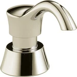Delta Faucet Pilar Kitchen Soap Dispenser For Sinks Polished Nickel. Fixed Price $102.87.
