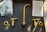 New Kohler K-T14414-4-2MB Purist Bathroom Sink Faucet M1. Fixed Price $550.00.
