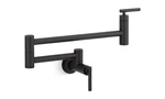 Kohler K-35745-BL Wall Mounted Pot Filler Faucet, Matte Black *. Fixed Price $540.00.