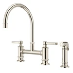 Pfister LG31-TD Port Haven 1.8 Gpm Widespread Bridge Kitchen Nickel. Fixed Price $682.00.
