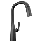 Delta Stryke Pull-down Kitchen 1-HANDLE Matte Black-certified Refurbished. Fixed Price $324.45.