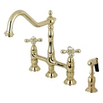Kingston Brass KS127.AXBS Heritage 1.8 Gpm Widespread Bridge -. Fixed Price $380.22.