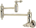 Kingston KS3106AL Restoration Wall Mount Pot Filler Kitchen Faucet Polished Nick. Fixed Price $329.00.
