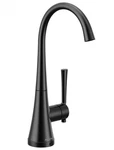 Moen S5560BL Matte Black Kurv One-handle High Arc Single Mount Cold Water Faucet. Fixed Price $298.00.