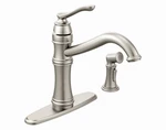 Moen 7245SRS Belfield One-handle Kitchen Faucet Side Sprayer Stainless. Fixed Price $199.99.