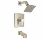 Huntington Brass - Bathroom Tub And Shower Trim Kit Satin Nickel Pvd P6382002. Fixed Price $169.00.