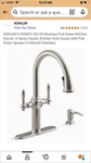 Kohler K-R24937-SD-VS Neuhaus Pull-down Kitchen Faucet Handles Vibrant Stailes. Fixed Price $375.00.