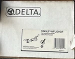 Delta Commercial Two-handle Widespread Lavatory Faucet Chrome 3549LF-WFLGHDF. Fixed Price $299.99.